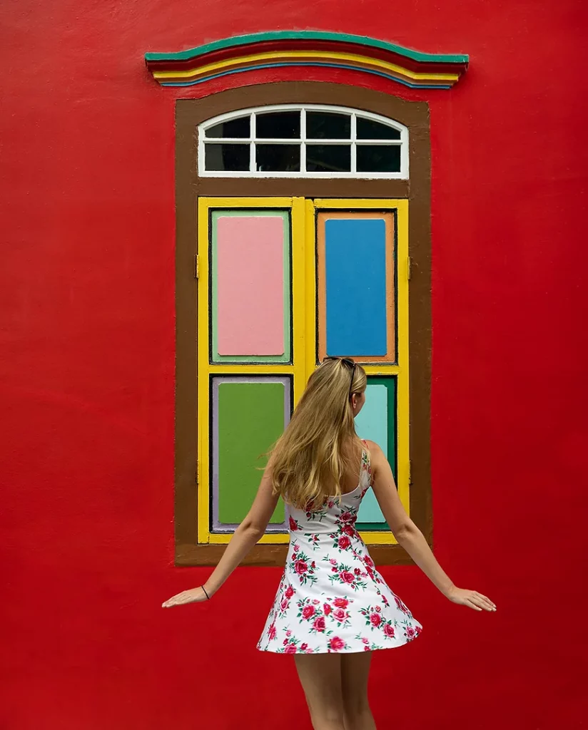 Colorful Streets and Festivities in Little India, Singapore