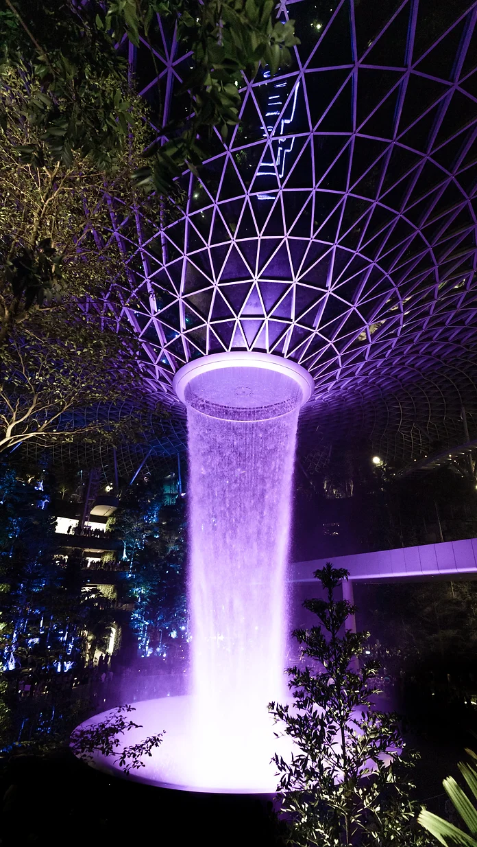 The Jewel: Spectacular Waterfall Inside Changi Airport