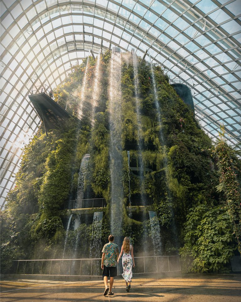Waterfall dome