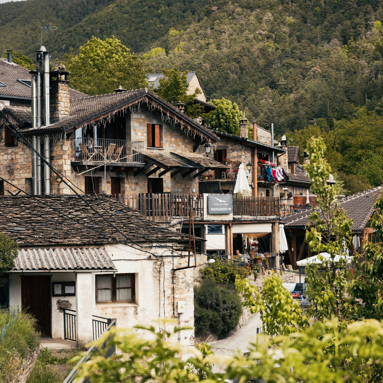 Villages and Scenic Spots in Aragon Spain Buesa: