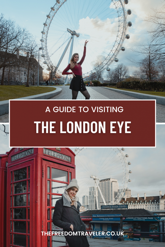 The London Eye set against the vibrant backdrop of South Bank.