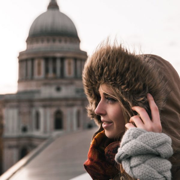 "Exterior of St. Paul’s Cathedral in London, featuring its iconic dome and neoclassical facade.