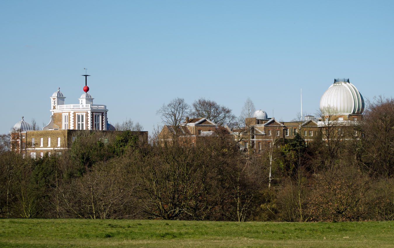 View from Greenwich Park overlooking London skyline