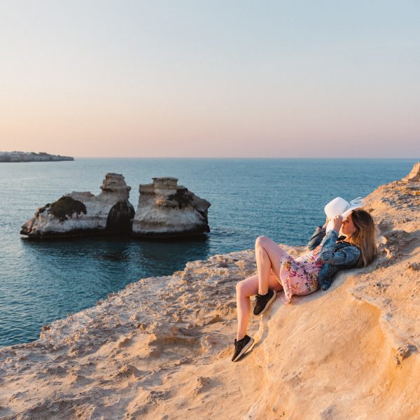 Travel blogger exploring hidden spots in Italy