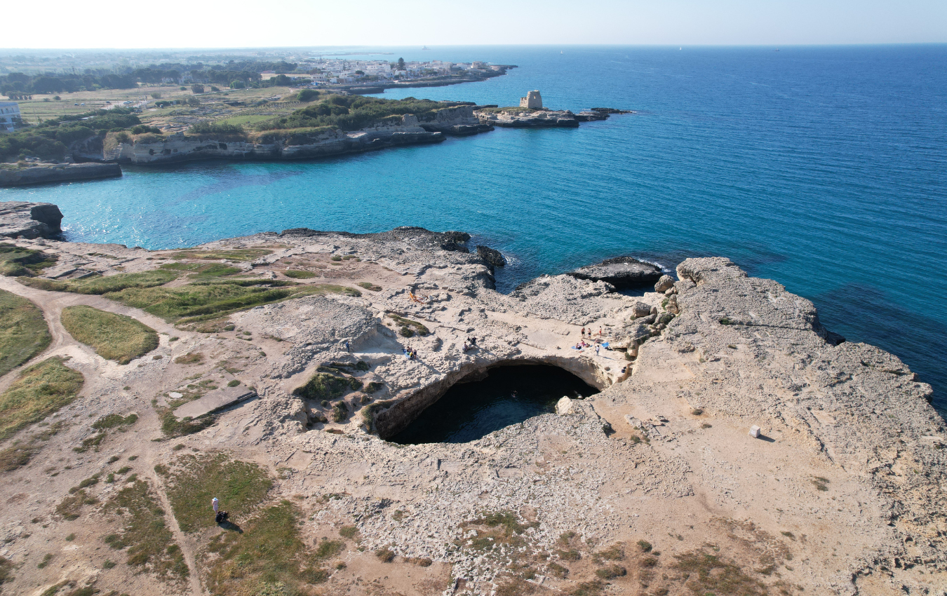 Quiet beach along the Adriatic coast
