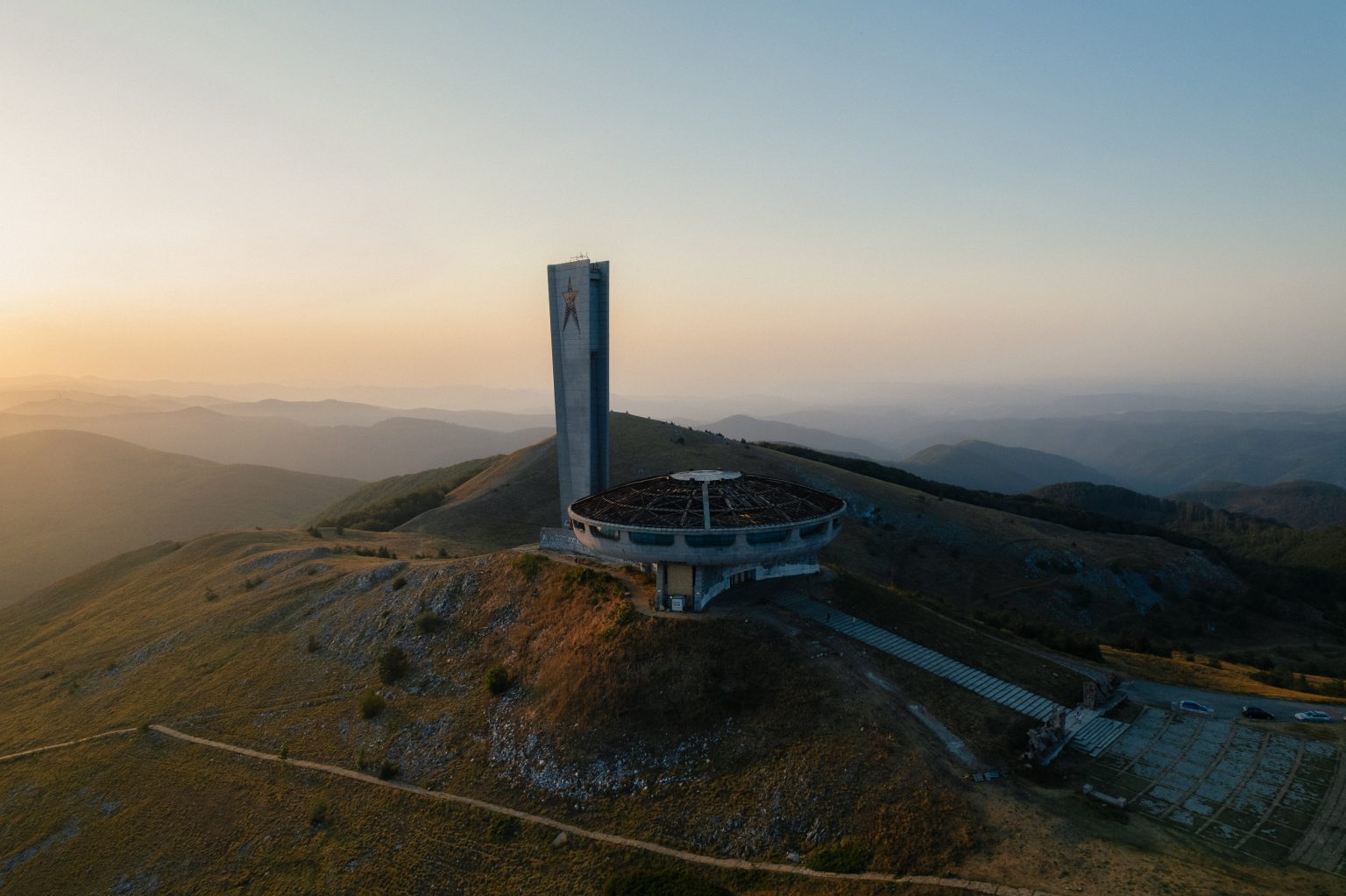 Exploring Bulgaria in a van along mountain roads