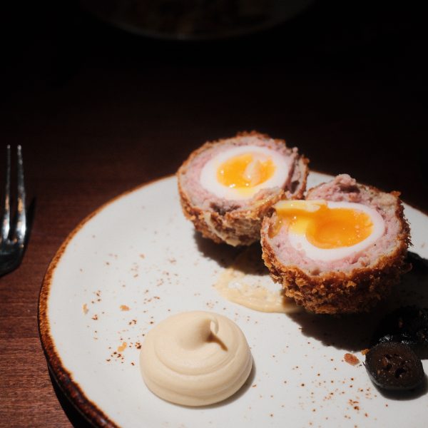 Seasonal sharing dishes at The Cowshed restaurant at Tewinbury