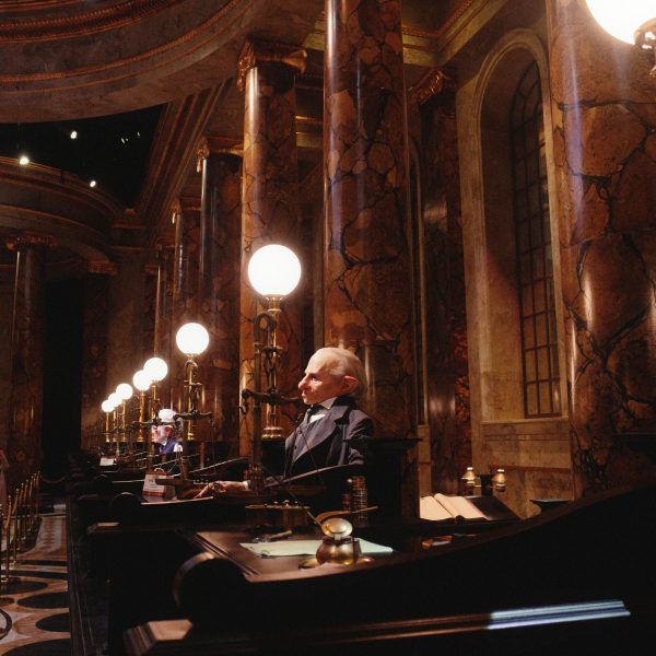 The Great Hall set at the Harry Potter Studio Tour London