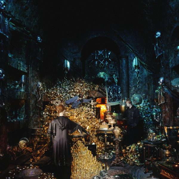 The Great Hall set at the Harry Potter Studio Tour London